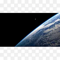 太空美丽星球背景图