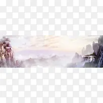浪漫景色仙侠风中国风动画游戏背景素材