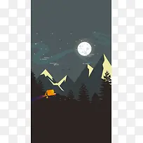 景观商业插画背景