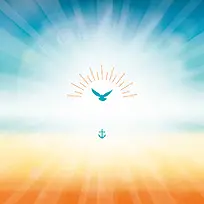 夏日海报背景素材