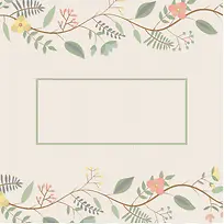 花卉卡片背景