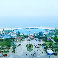 恒大沙滩酒店外景，美丽