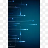 简约科技矢量图电路