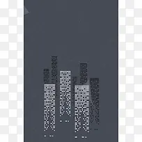 矢量建筑楼宇地产海报背景