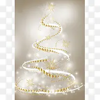 质感圣诞树背景装饰