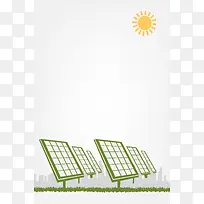 太阳能光电发电环保背景