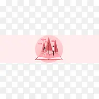 情人节可爱卡通插画小清新banner