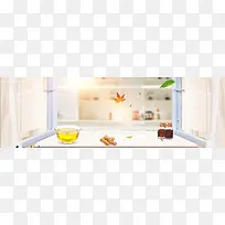 厨房用品促销季文艺阳光banner