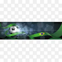 巴西世界杯足球banner
