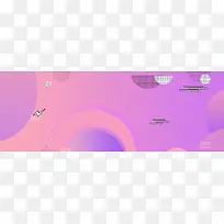 时尚单品促销季简约紫色banner