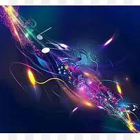 抽象音乐背景