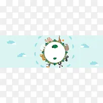父亲节BANNER背景图