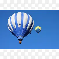 热气球 背景 天空 白云 飞翔6