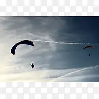 热气球 背景 天空 白云 飞翔9