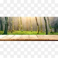 小清新淘宝洗护专场背景banner
