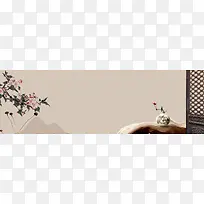 欧式家居清新banner海报背景