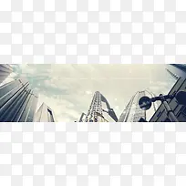 投资理财商务蓝色海报banner