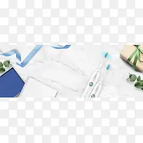 高档简约风电动牙刷banner