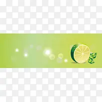 清新柠檬绿色背景图