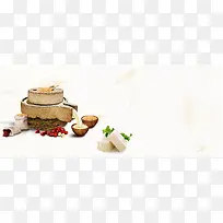 豆腐豆制品食品简约淘宝banner