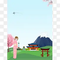 樱花季富士山赏樱