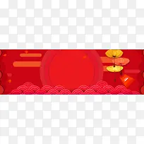 2018狗年红色喜庆春节海报banner