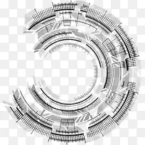 复杂数码环未来科技素材20