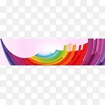 网页背景banner几何图形