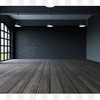唯美简约木地板房间纹理办公展示背景素材