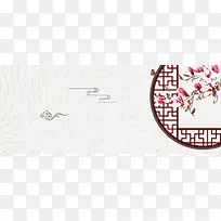 古风建筑古典中式灰色banner
