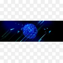 绚丽科技蓝色数码banner