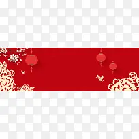 红色新年喜庆灯笼