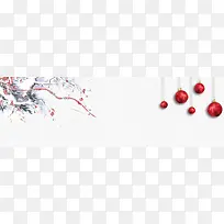 手绘卡通简约圣诞节banner
