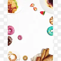 欧美特色烘焙面包美食PSD分层