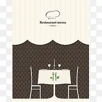 复古小清新优雅自然美食海报背景素材