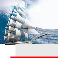 大气帆船企业文化背景素材