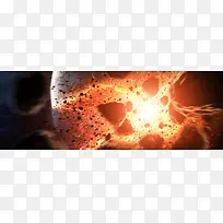 宇宙外星爆炸banner