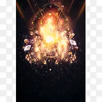 酒吧海报背景素材