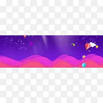双十一活动banner海报背景