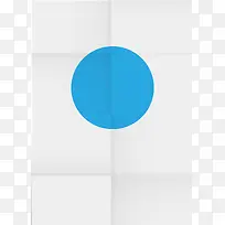 折纸上的蓝圆圈背景