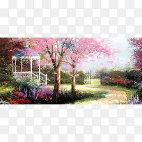 欧式油画田园童话风格