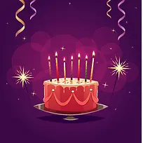 精美生日快乐背景矢量素材