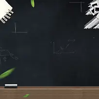 矢量黑板粉笔画教育背景