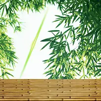 清明节竹子主图背景素材