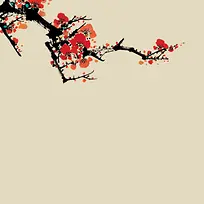 中国风梅花背景