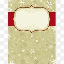 矢量复古边框圣诞节背景素材