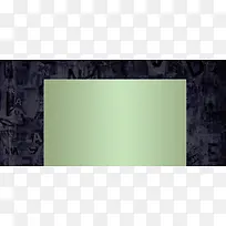 绿色清新简约几何banner背景