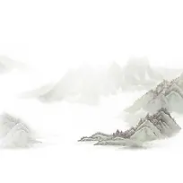 中国风山水画主图