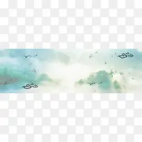 简约梦幻全屏海报banner