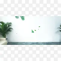 大气简约电器促销banner背景